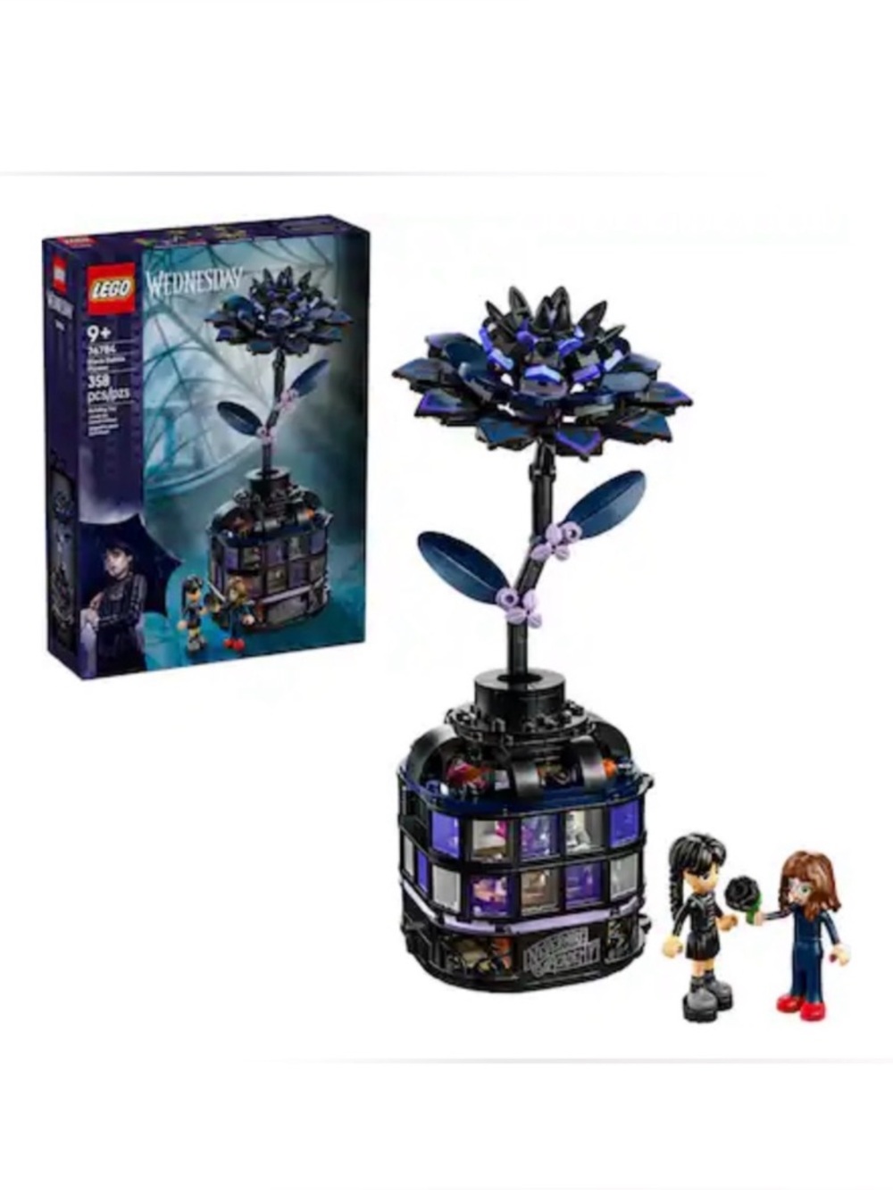 🩶LEGO WEDNESDAY BLACK DAHLIA FLOWER - NWT